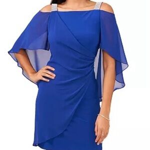 Elegant Blue Evening Dress